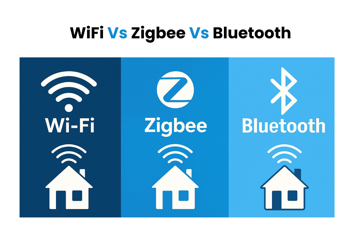 WiFi vs Zigbee vs Bluetooth: What Works Best for Smart Homes?